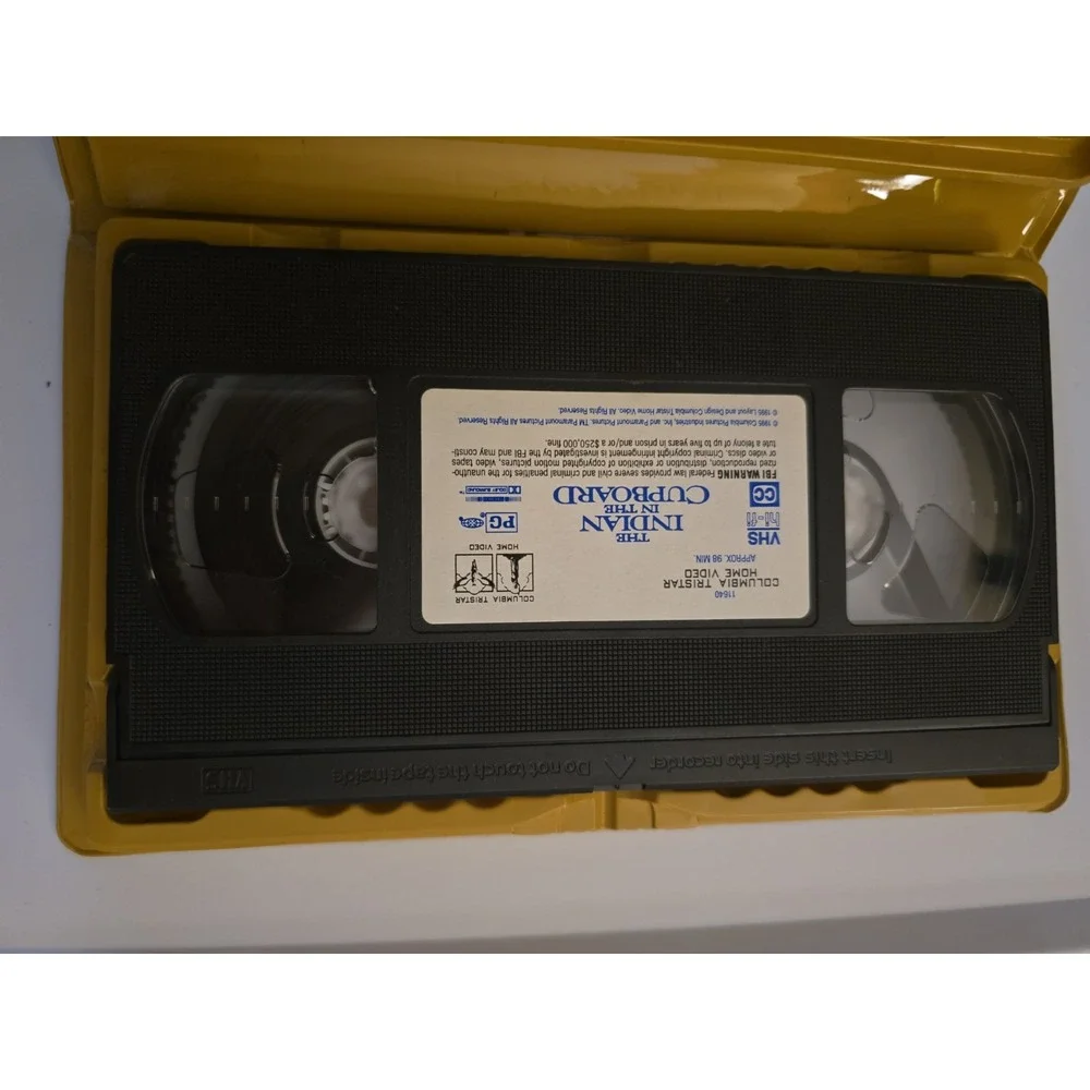 Vintage 1995 Indian in the Cupboard, VHS Movie, Columbia Home Video CLAMSHELL